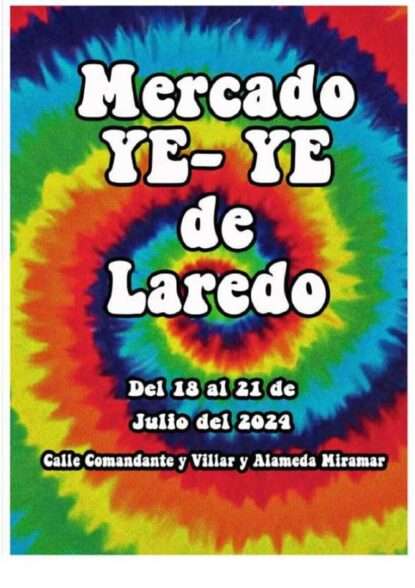 Cartel del Mercado Ye-Ye de Laredo (Cantabria) 2024 
