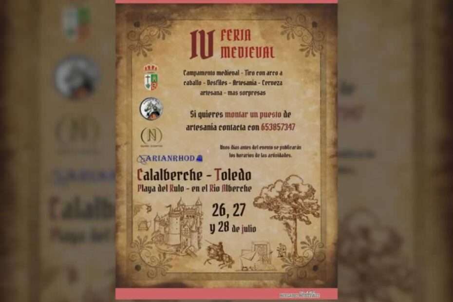 Feria Medieval de Calalberche (Santa Cruz de Retamar) Toledo 2024
