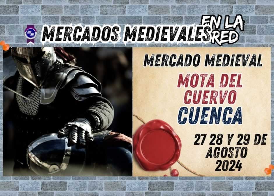 Anuncio Mercado Medieval de Mota del Cuervo (Cuenca) 2024