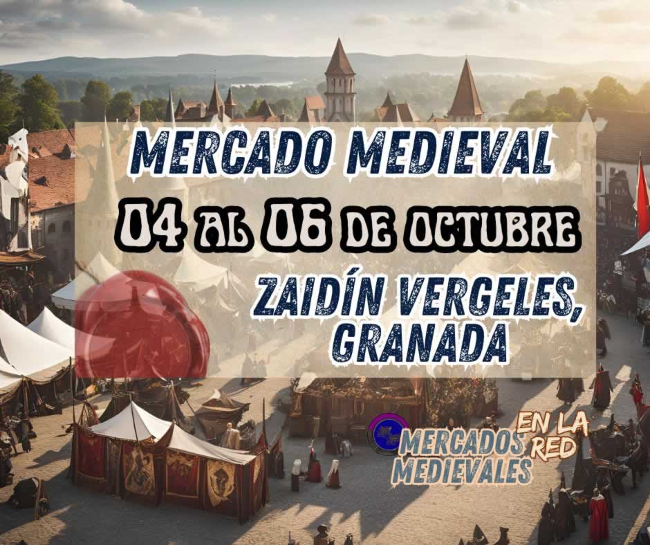 Mercado Medieval Don Bosco del barrio de Zaidin-Vergeles de Granada capital 2024