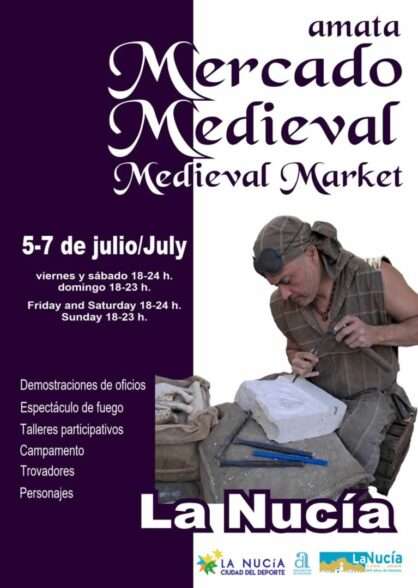 Medieval Market La Nucia 2024 cartel