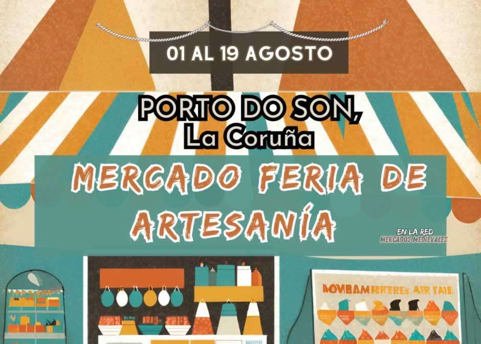 Mercado Feria de Artesanía de Porto do Son (La Coruña) 2024