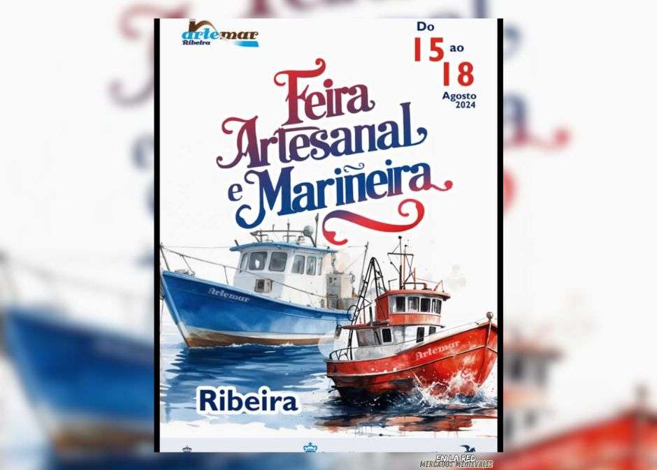 Feria Artesanal y Marinera Artemar 2024 Ribeira (A Coruña) Anuncio