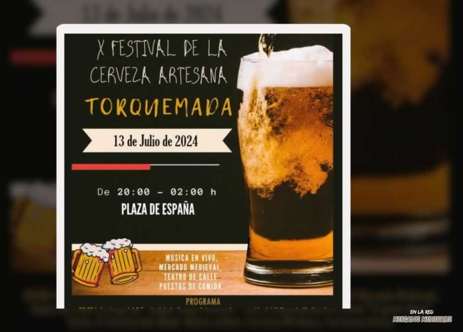 Anuncio  X Festival de la Cerveza Artesana de Torquemada (Palencia) 2024