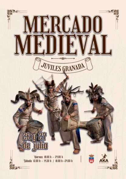 Cartel Mercado Medieval en Juviles (Granada) 2024