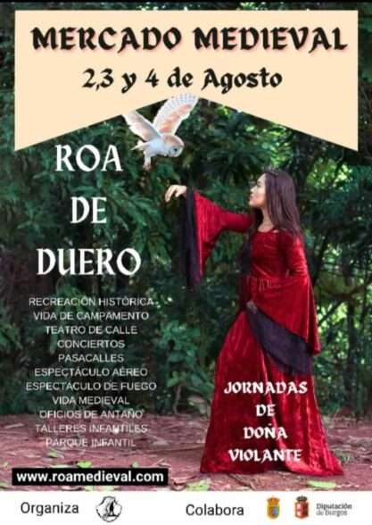 cartel Anuncio Mercado Medieval de Roa de Duero