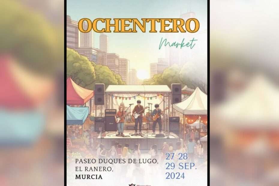 anuncio del ¡Ven al Mercadillo Rock’n’Roll en El Ranero, Murcia! 2