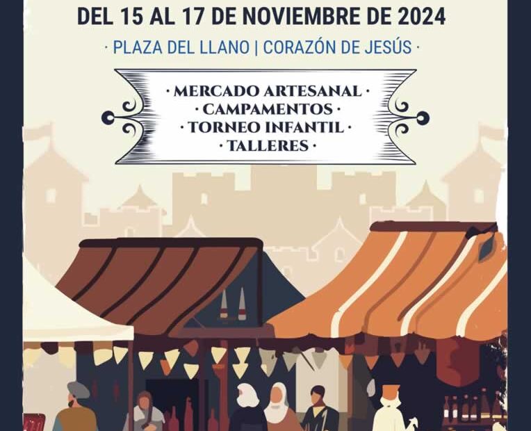 Cartel Mercado Medieval de Priego de Córdoba (Córdoba) 2024
