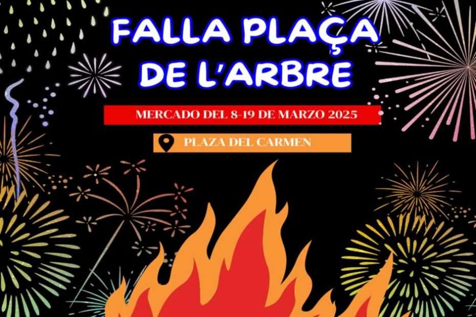 Mercado De Fallas Plaça De L´Arbre 2025 (Valencia)