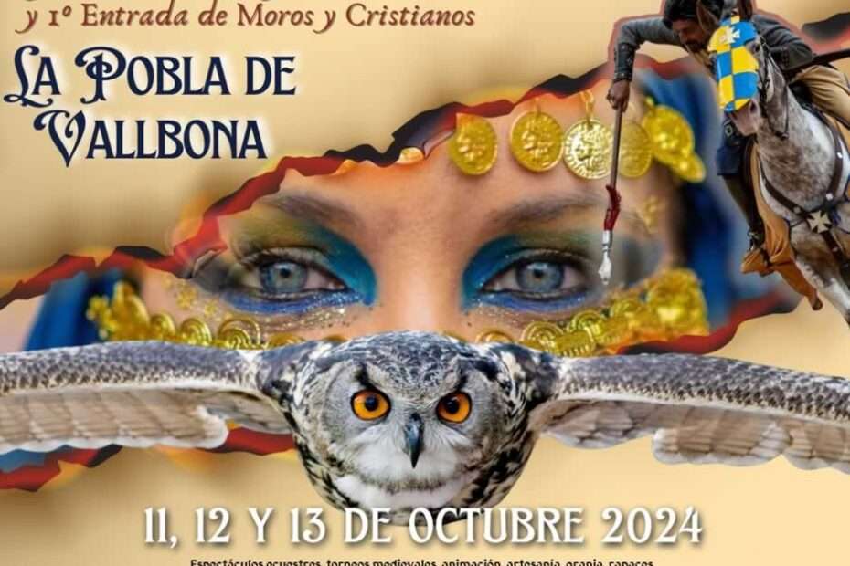 Anuncio Mercado Medieval de La Pobla de Vallbona (Valencia) 2024