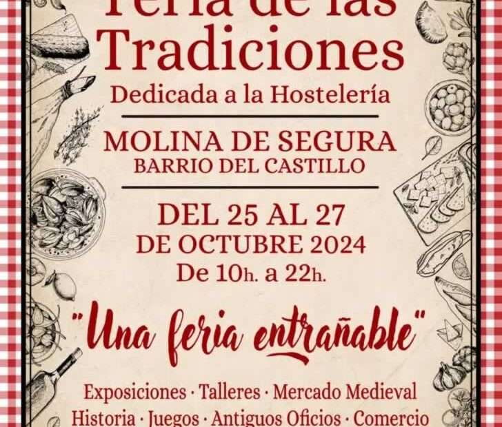 Feria de las tradiciones de Molina de Segura 2024 (Murcia) cartel