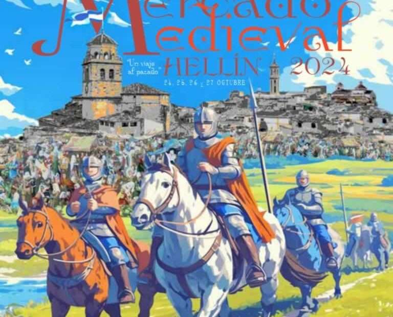 Cartel Programa del Mercado Medieval De Hellín (Albacete) 2024