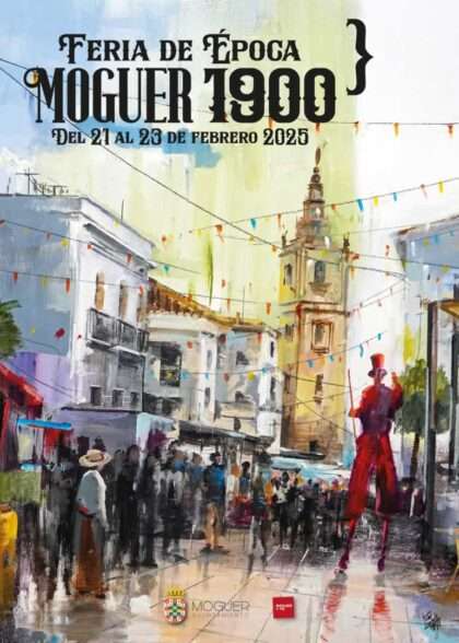 Cartel Feria 1900 Moguer