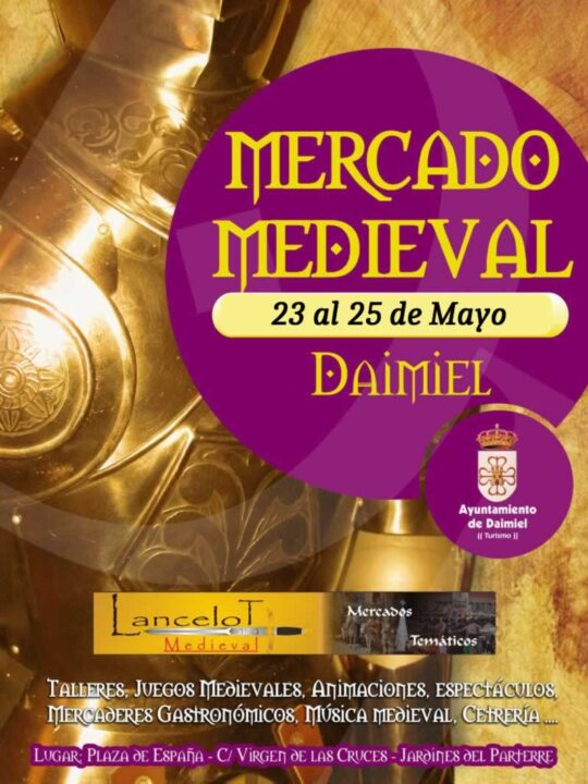 Cartel Gran Mercado Medieval en Daimiel 2025