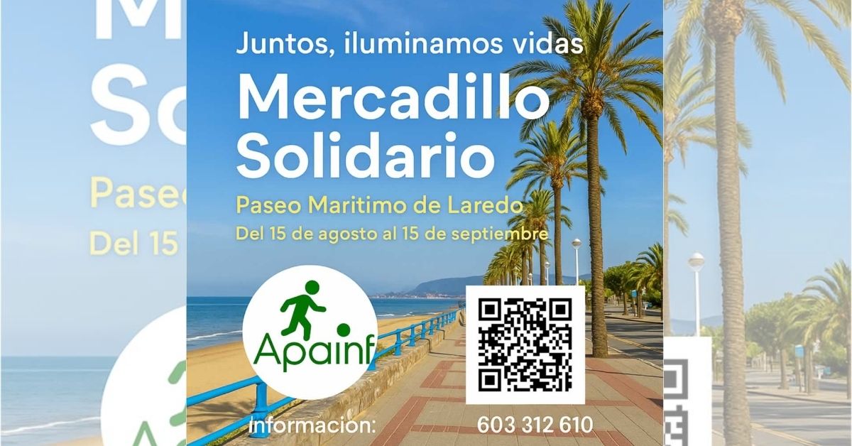Anulado - MERCADILLO SOLIDARIO “Juntos, iluminamos vidas” de Laredo (Cantabria) 2025 14 MERCADILLO SOLIDARIO “Juntos, iluminamos vidas” (LAREDO)