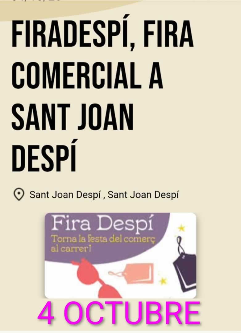 FIRADESPI, Fira Comercial a Sant Joan Despi, Barcelona 2025
