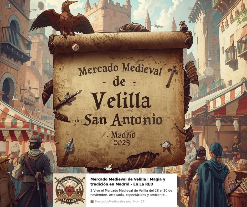 Mercado Medieval de Velilla de San Antonio (Madrid) 2025 facebook