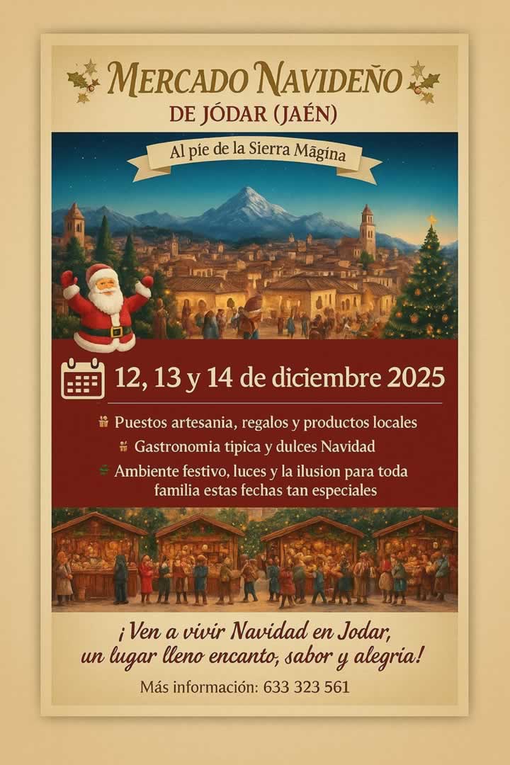 Mercado Navideño de Jódar 2025 - Jaén -