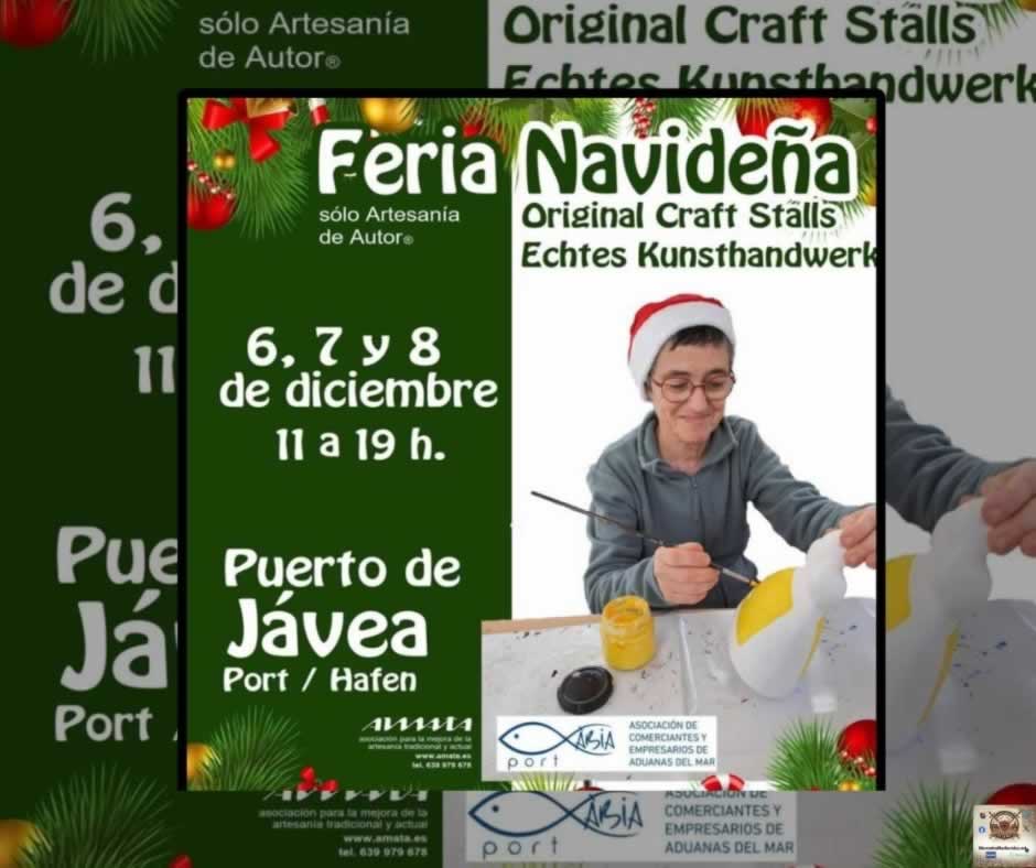 Feria Navideña de Arte y Artesanía de Autor® en Jávea (Alicante) 2025