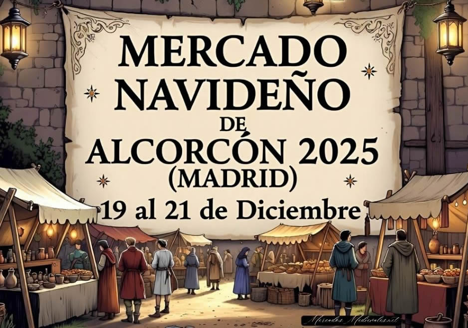 MERCADO NAVIDEÑO DE ALCORCÓN 2025 (MADRID)