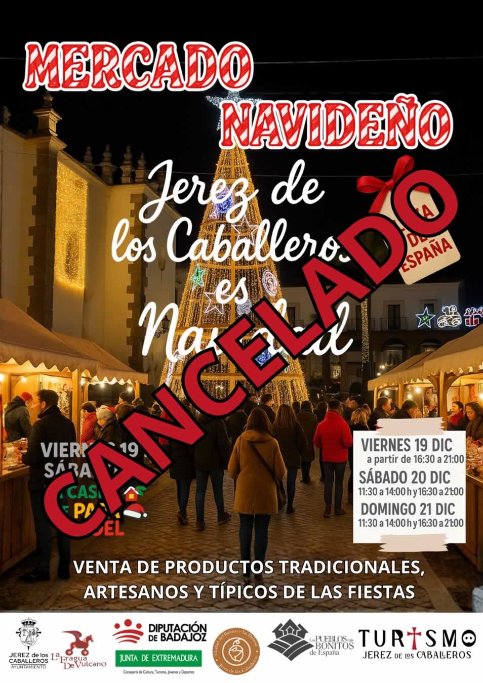 Cancelado - MERCADO NAVIDEÑO DE JEREZ DE LOS CABALLEROS (Badajoz) 2025