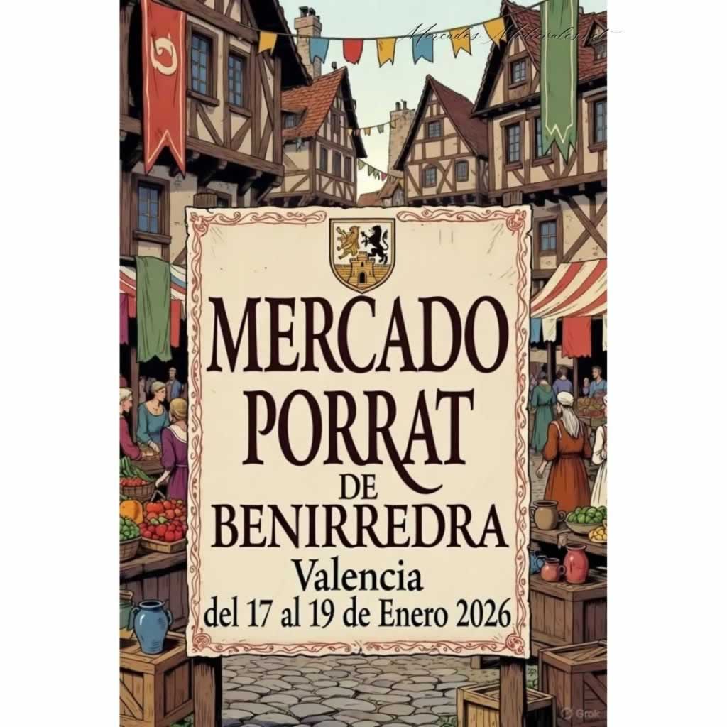 MERCADO PORRAT DE BENIRREDRÀ 2026 Valencia