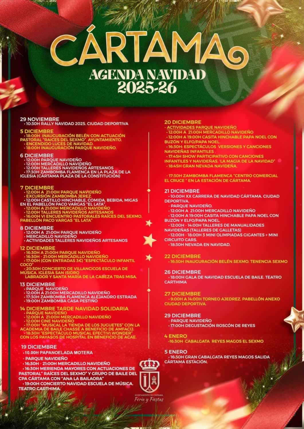 Programa Navidad Cártama 2025 (Málaga)