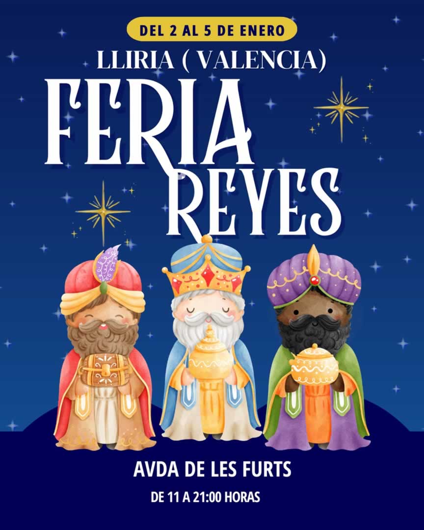 Cartel Feria de Reyes de Llíria , Valencia 2026 2