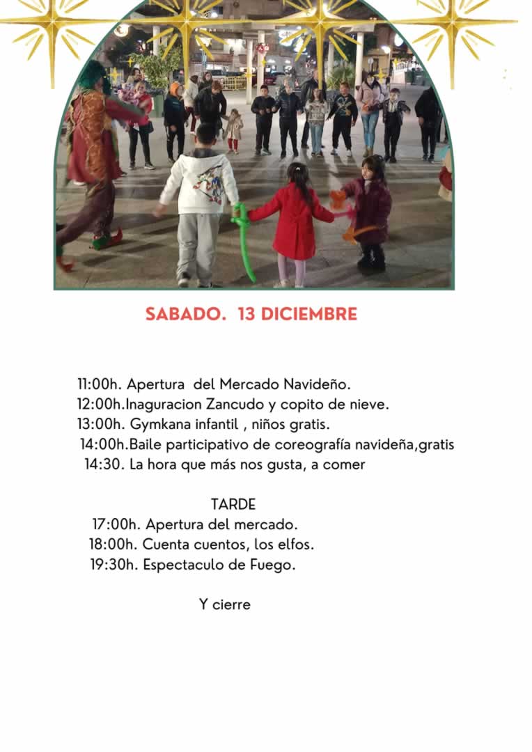 Programación del Mercado Navideño de Archena 1