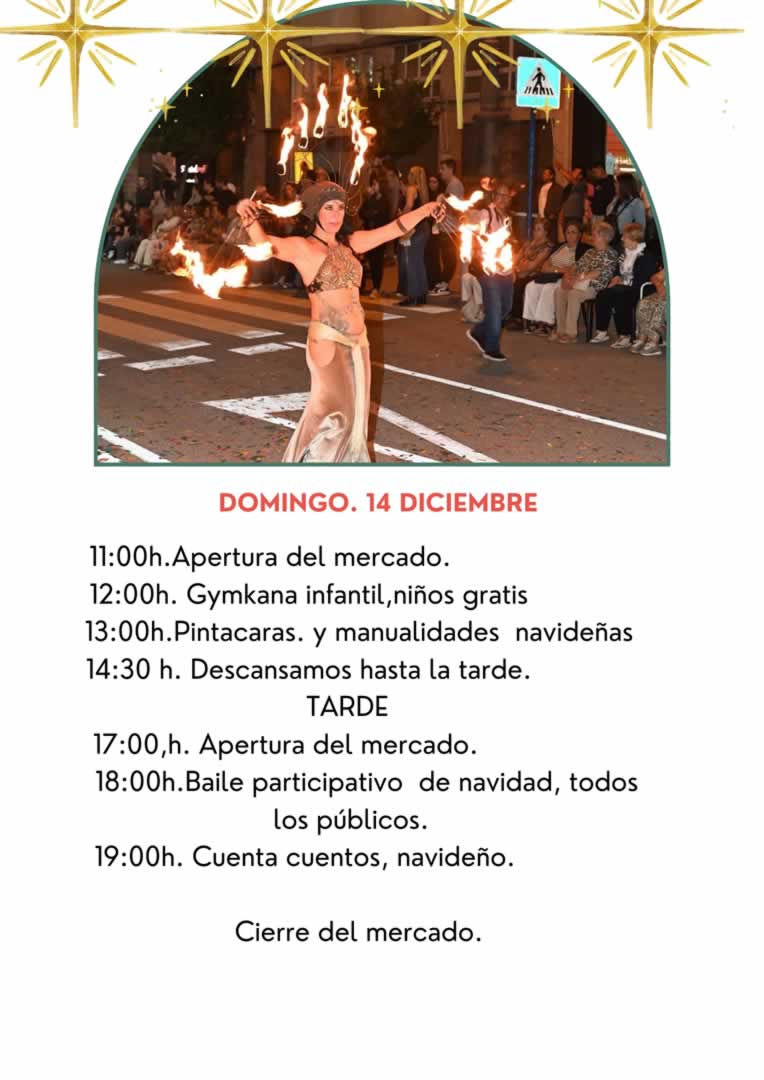 Programación del Mercado Navideño de Archena 2