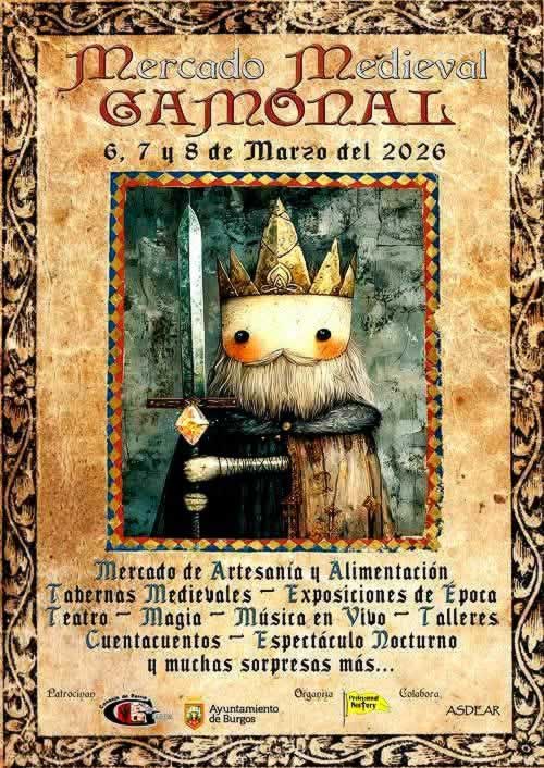 Mercado Medieval de Gamonal cartel