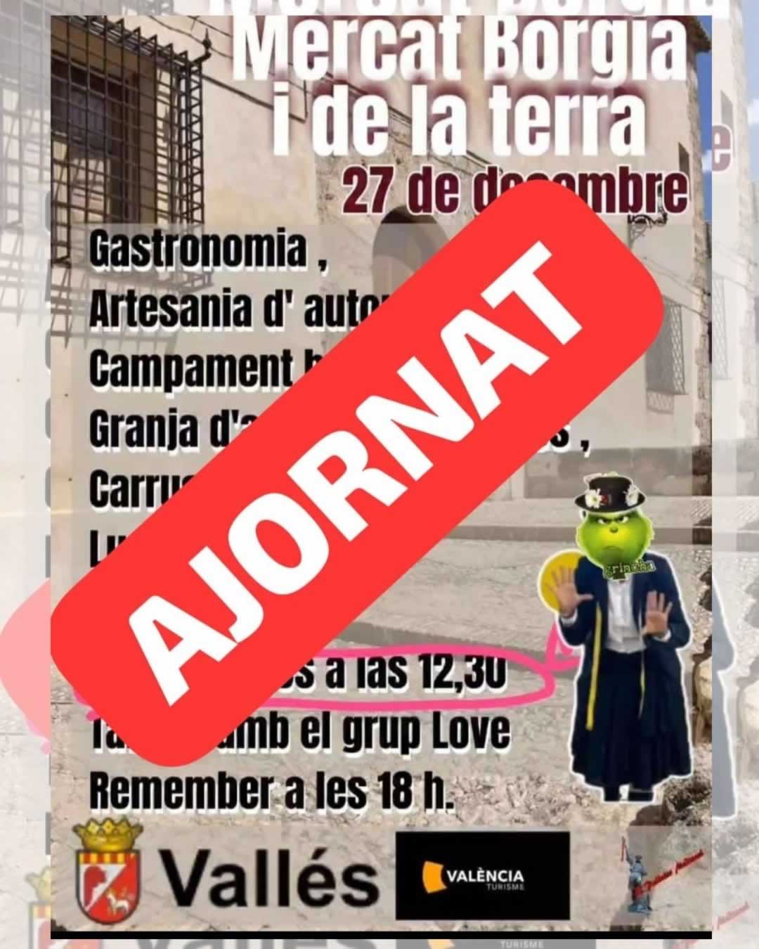 Suspendido - Mercat Borgia i de la Terra en Vallés, Valencia 2025