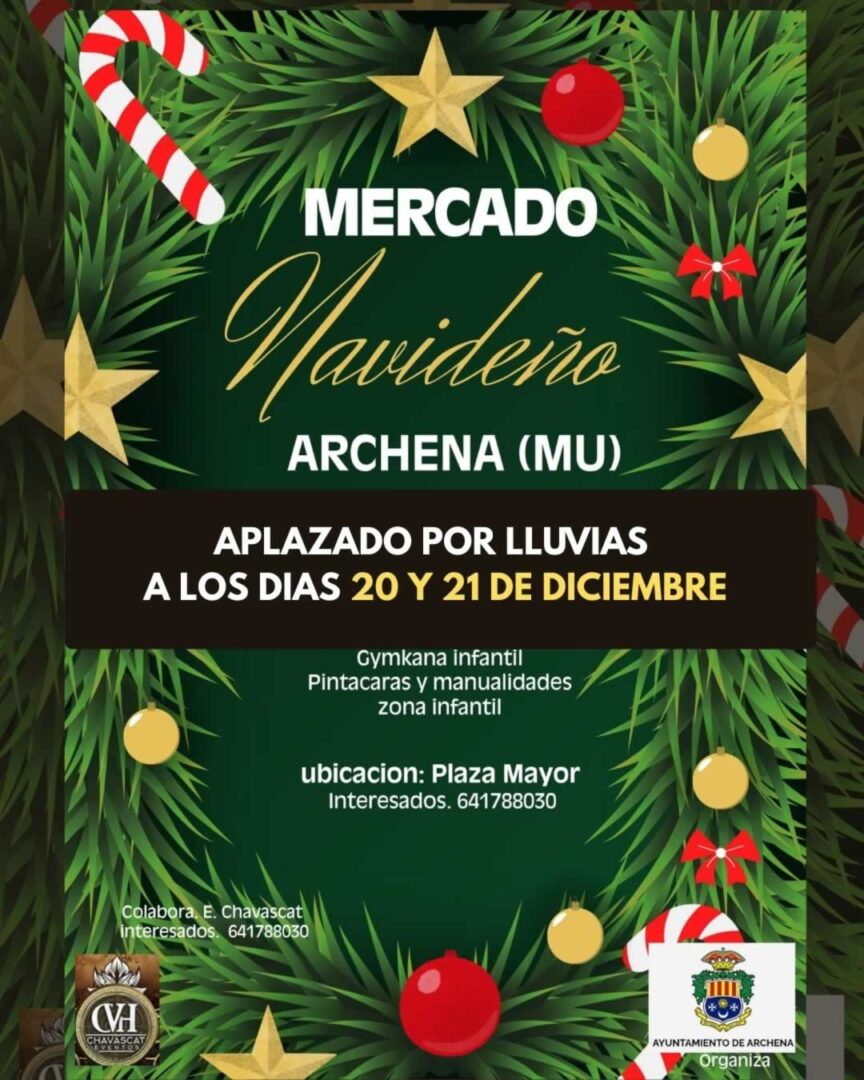 Suspendido - Mercado Navideño en Archena (Murcia) 2025
