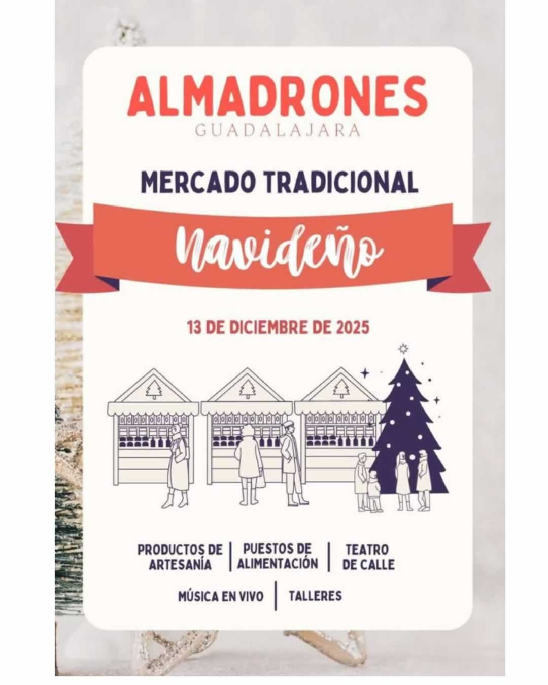 Mercado Navideño de Almadrones (Guadalajara) 2025