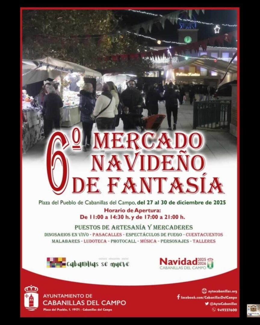 MERCADO NAVIDEÑO DE CABANILLAS DEL CAMPO (GUADALAJARA) 2025