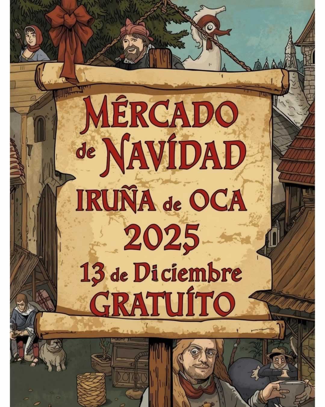 Mercado Navideño de Iruña de Oca 2025 (Álava)