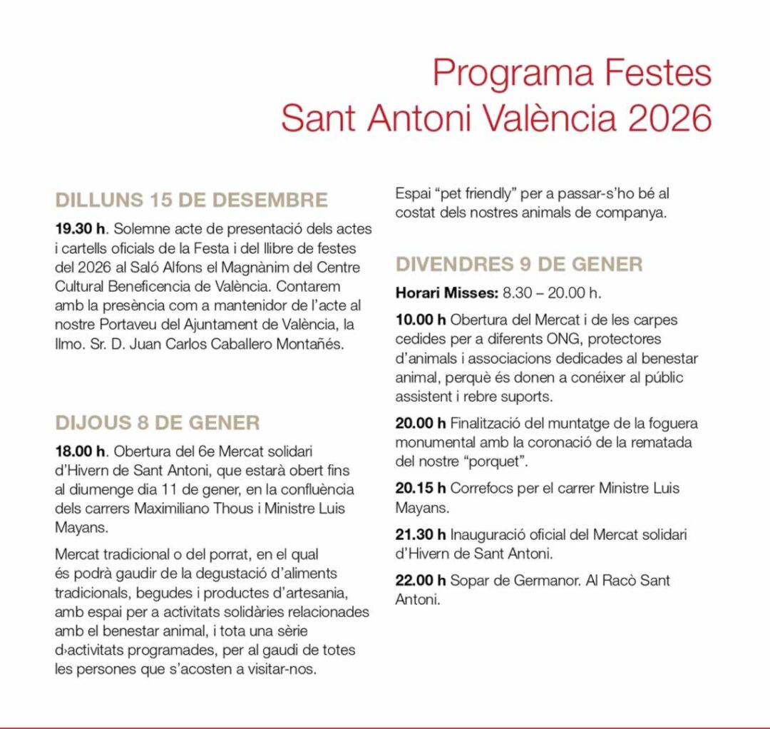 LIBRO DE FIESTAS SANT ANTONI ABAT 2026 page 0019