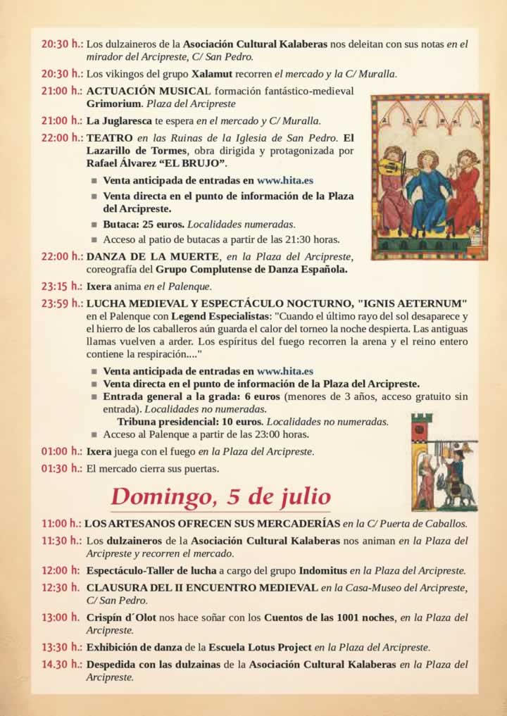 MEDIEVAL HITA programa page 0004