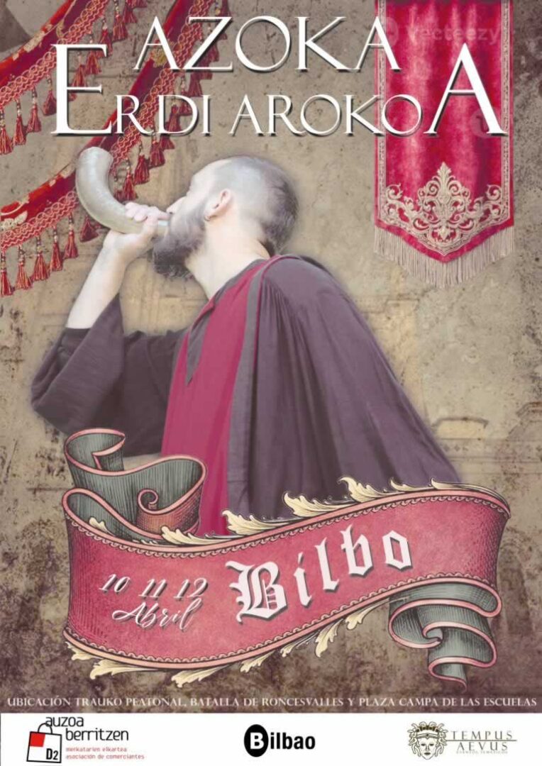 Mercado Medieval en Vizcaya en Abril del 2026 : Mercado Medieval del Barrio de Trauko con artesanía, gastronomía, animación y espectáculos.