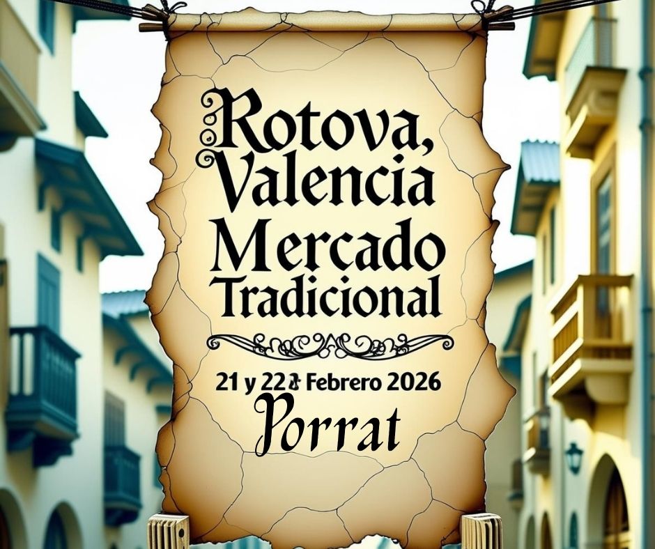 Mercado Tradicional y Porrat en Rótova