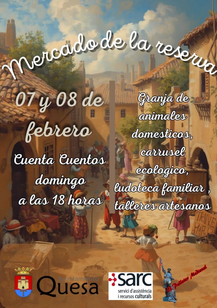 Cartel Programa Mercado de la Reserva de Quesa 1