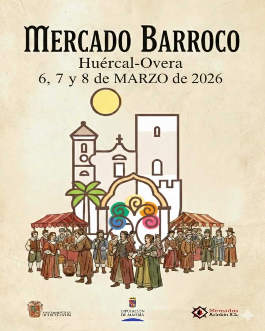 Mercado Barroco de Huércal-Overa del 6 al 8 de marzo del 2026 5 Cartel Mercado Barroco de Huércal-Overa del 6 al 8 de marzo del 2026