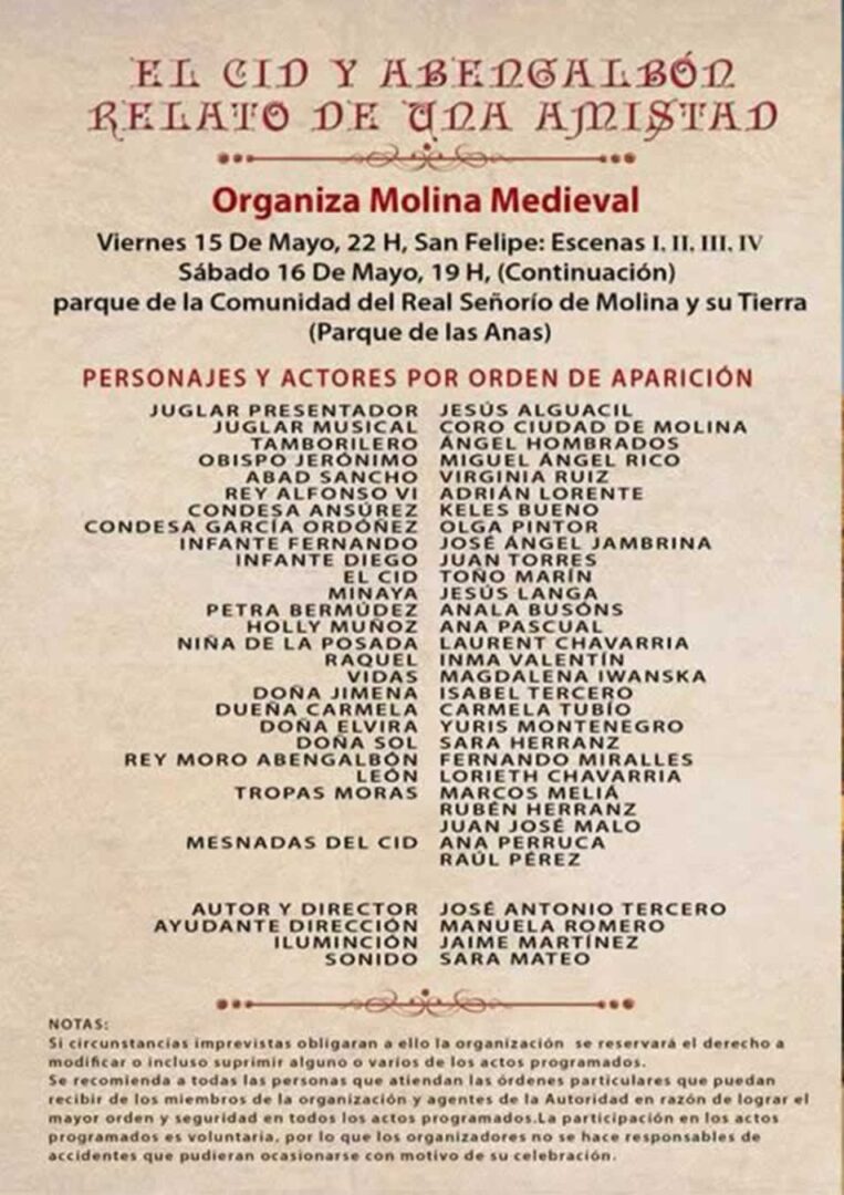 Feria Medieval de Molina de Aragón - obra de teatro