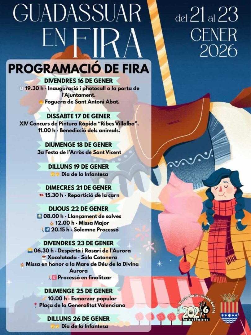 Mercado Tradicional Porrat Valenciano en Guadassuar, Valencia 2026 6 fira guadassuar prg 1