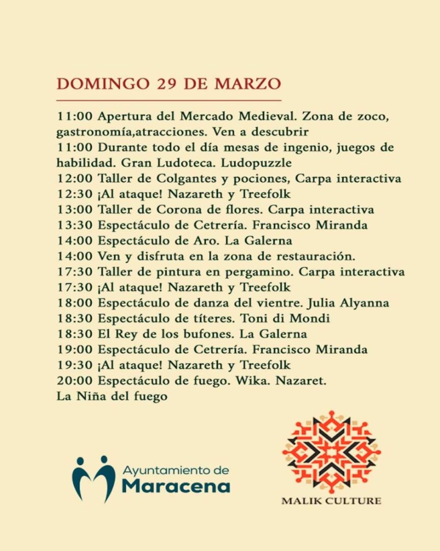 XIII Maracena Medieval 2026 (Granada) Domingo