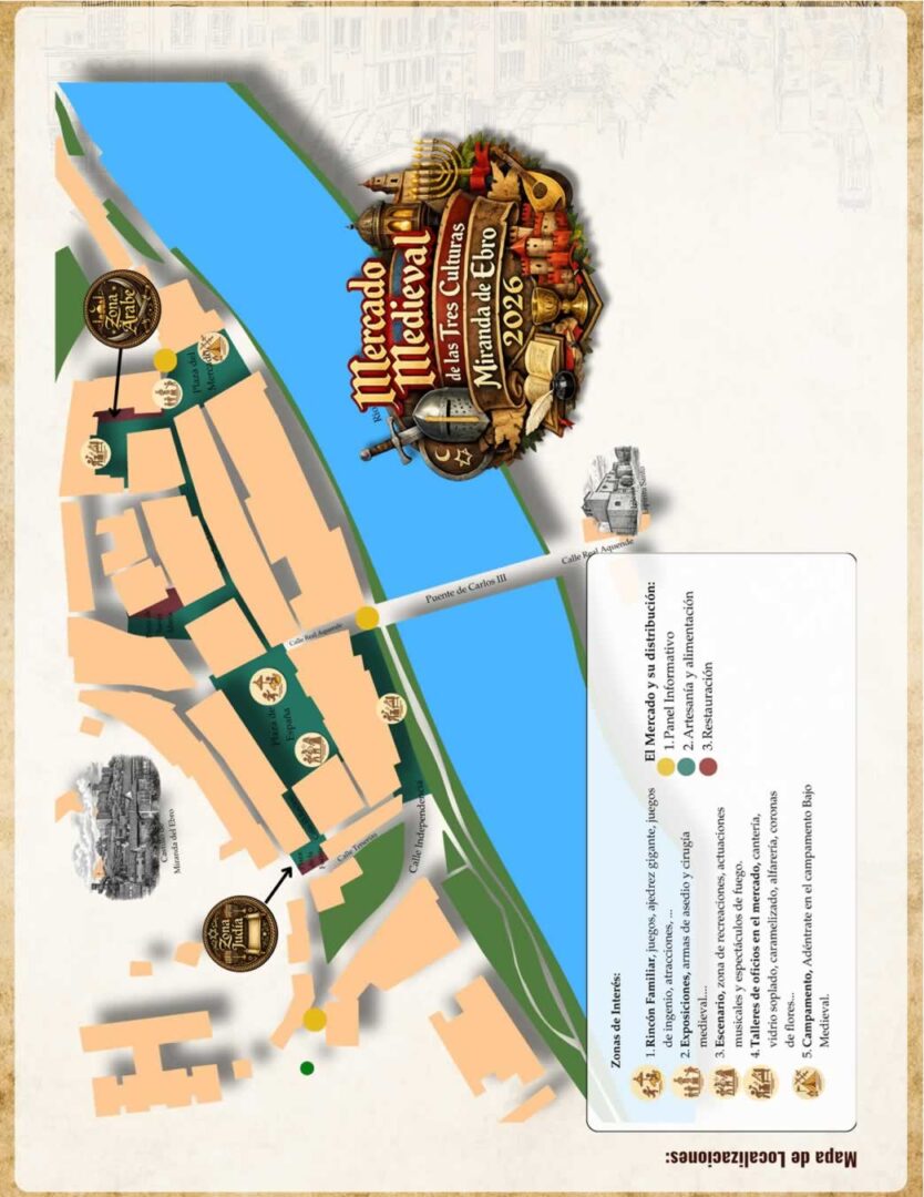 medieval miranda mapa