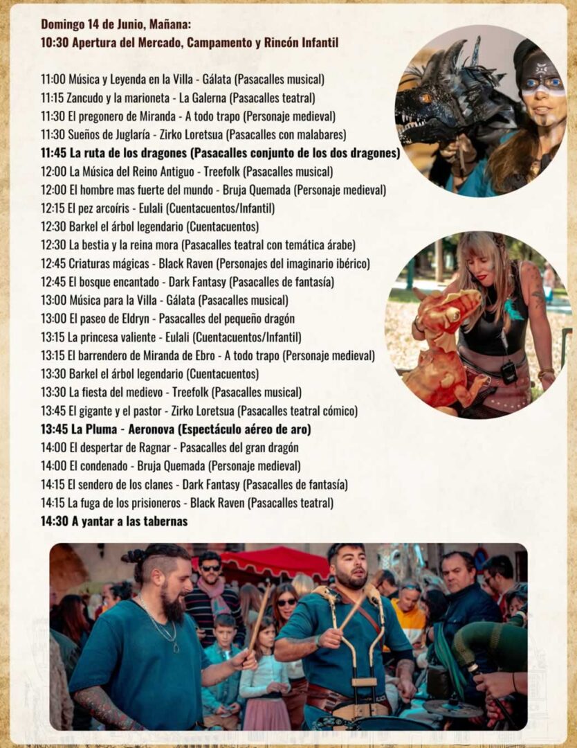 medieval miranda programa domingo manana