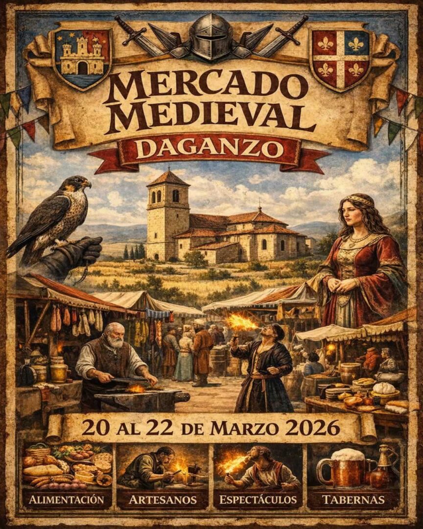 Mercado Medieval de Daganzo 2026 | Del 20 al 22 de marzo 5 Cartel Mercado Medieval de Daganzo