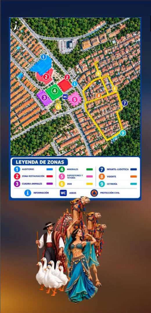 Programación Mercado Árabe en Cártama Málaga | 2, 3 y 4 de Octubre 8 mercado medieval la bella jarifa mapa