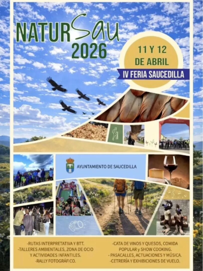 Cartel del Mercado Artesanal de la Naturaleza de Saucedilla